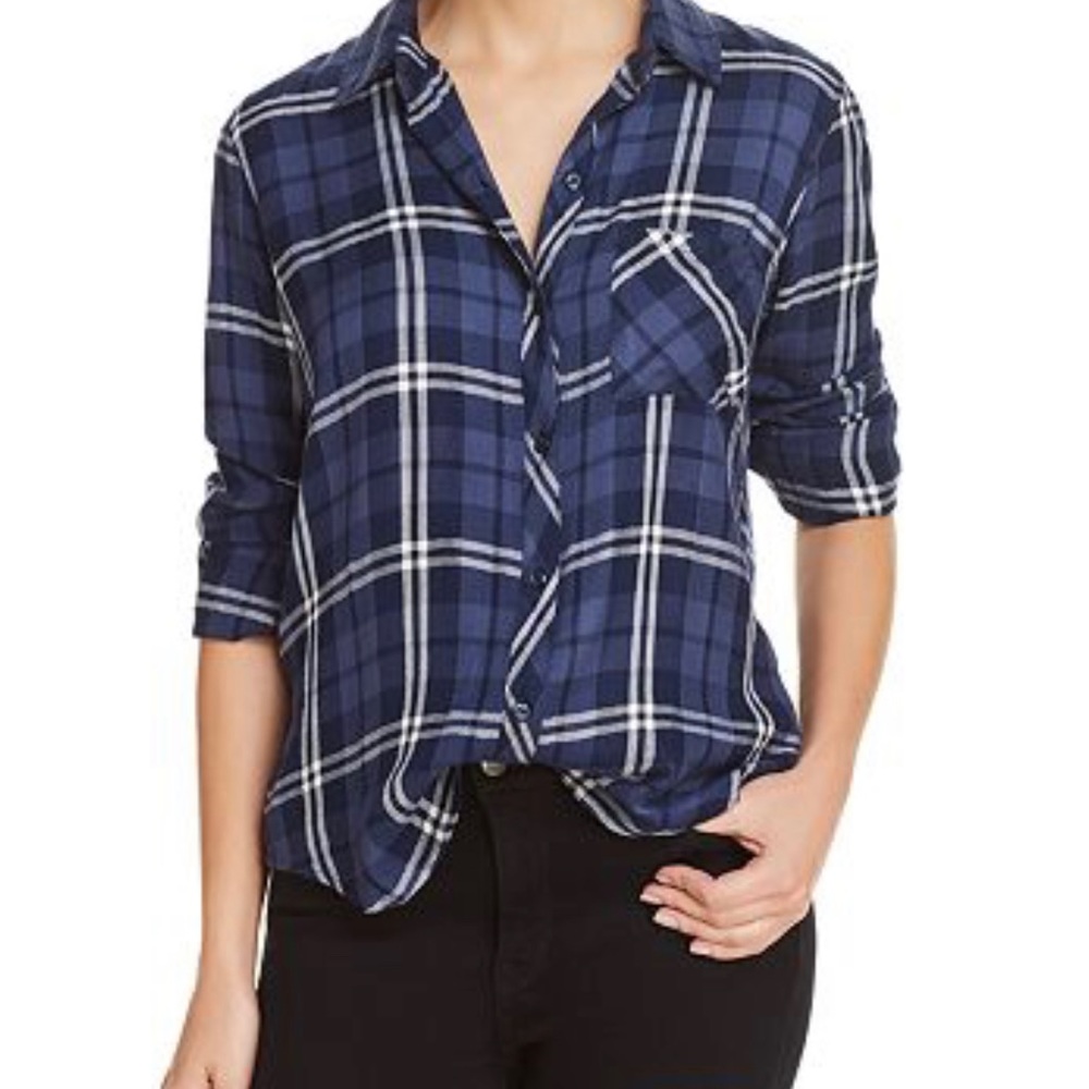 Rails Hunter Metallic Plaid Shirt